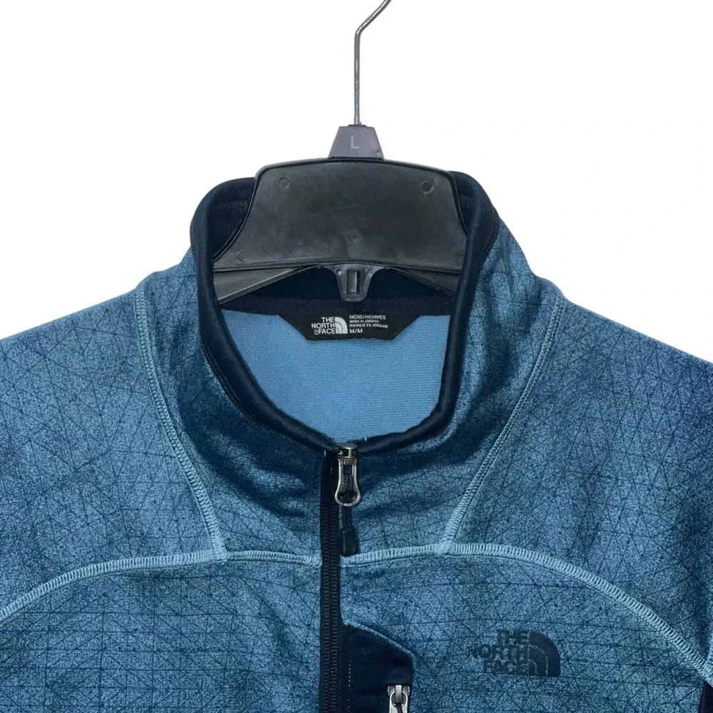 The North Face‎ NF0A37JU Fleece Shell Jacket Abstract Geo Full Zip Mens Size M